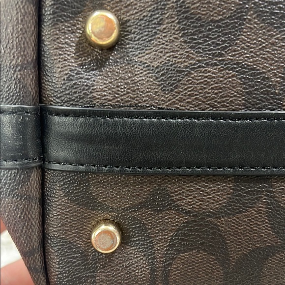 Coach Tyler Brown Black and Gold Women's tote - Picture 12 of 12